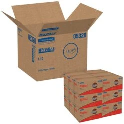 WypAll L10 Paper Wipers, White, 125/Box (05320)