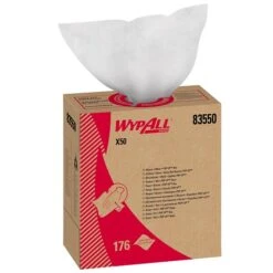 WypAll X50 Cloth Wipers, White, 176 Wipers/Box, 10 Boxes/Carton (83550) -Kleenex Shop sp106256233 s7