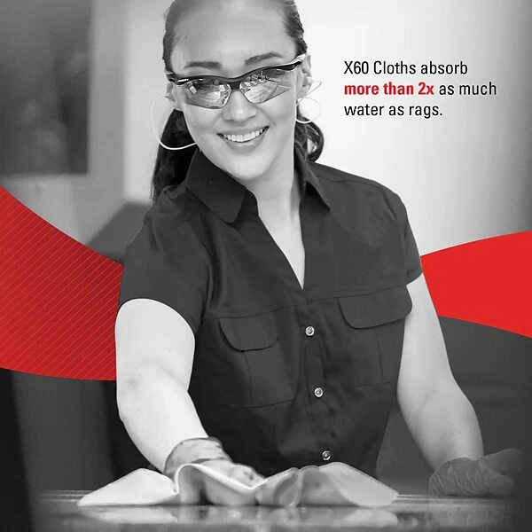 WypAll X60 Hydroknit Wipers, White, 126 Wipes/Box (34790) 3 WypAll X60 Hydroknit Wipers, White, 126 Wipes/Box (34790) - Image 3