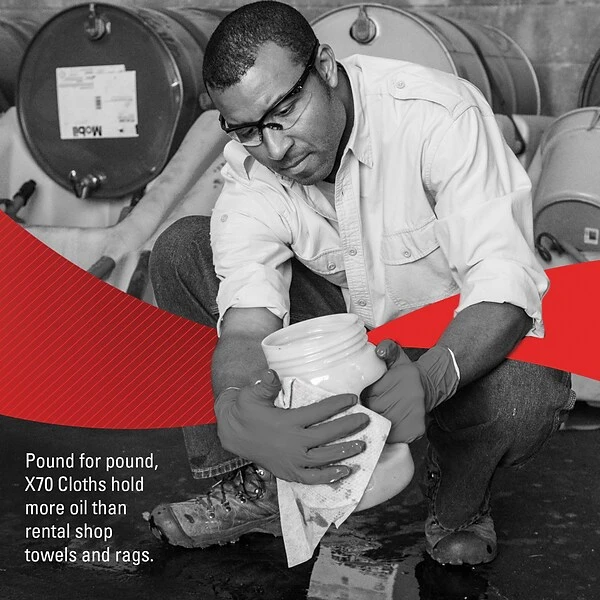 WypAll X70 Multifold Paper Towels, 1-Ply, 100 Sheets/Box, 10 Boxes/Carton (41455) 4 WypAll X70 Multifold Paper Towels, 1-Ply, 100 Sheets/Box, 10 Boxes/Carton (41455) - Image 4