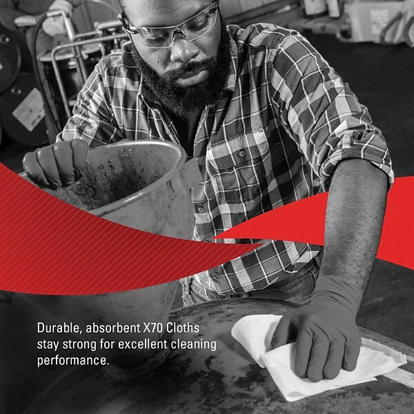 WypAll X70 Multifold Paper Towels, 1-Ply, 100 Sheets/Box, 10 Boxes/Carton (41455) 5 WypAll X70 Multifold Paper Towels, 1-Ply, 100 Sheets/Box, 10 Boxes/Carton (41455) - Image 5