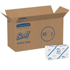 Scott Pro Recycled Multifold Paper Towels, 1-ply, 175 Sheets/Pack (01980)