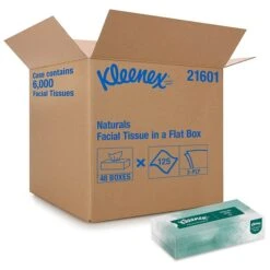 Kleenex Naturals Facial Tissue, 2-ply, 125 Tissues/Box, 48 Boxes/Pack (21601) -Kleenex Shop sp106260306 s7