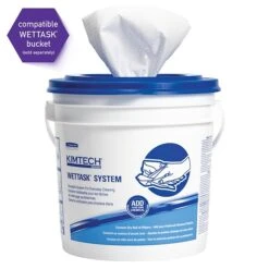 Kimtech WetTask Polypropylene Wipers, White, 90/Roll, 6 Rolls/Carton (06471) -Kleenex Shop sp106262223 s7