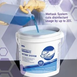 Kimtech WetTask Polypropylene Wipers, White, 90/Roll, 6 Rolls/Carton (06471) -Kleenex Shop sp106262329 s7