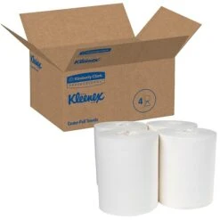 Kleenex Premiere Centerpull Paper Towels, 1-ply, 250 Sheets/Roll, 4 Rolls/Pack (1320)