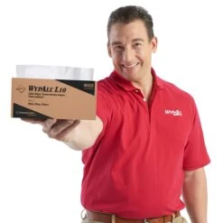 WypAll L10 Paper Wipers, White, 125 Wipes/Pack, 18 Packs/Carton (05322) -Kleenex Shop sp106263618 s7