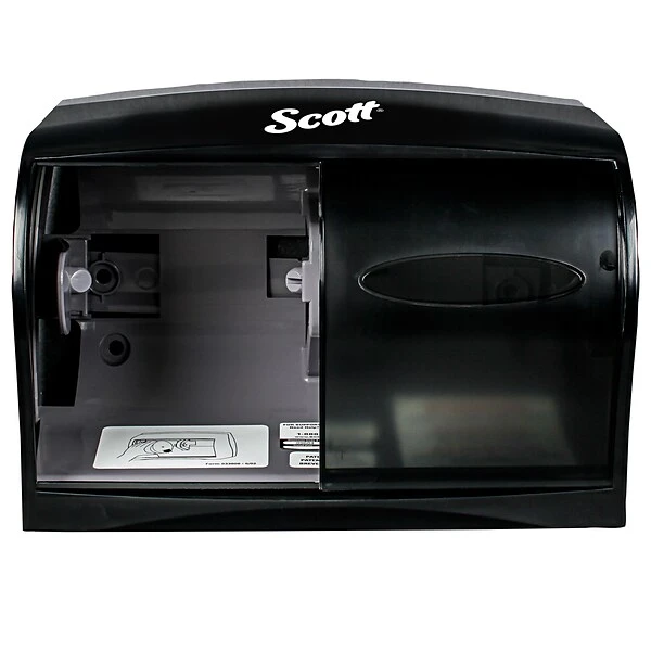Scott 1000 Coreless Toilet Paper Dispenser, Smoke Gray (09604) 2 Scott 1000 Coreless Toilet Paper Dispenser, Smoke Gray (09604) - Image 2