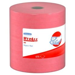 WypAll X80 Cloth Wipers, Red, 475/Roll (41055)