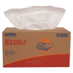 WypAll L30 DRC Wipers, White, 120/Box, 10 Boxes/Carton (03086)
