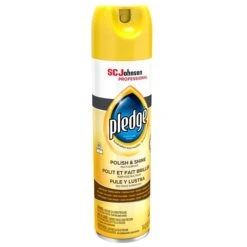 Pledge Polish And Shine Multiple-Purpose Cleaner, Lemon,14.2 Oz (301168)