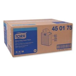 Tork Heavy-Duty Paper Wiper, 9.25 X 16.25, White, 90 Wipes/Box, 10 Boxes/Carton (TRK450175)