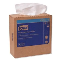Tork Heavy-Duty Paper Wiper, 9.25 X 16.25, White, 90 Wipes/Box, 10 Boxes/Carton (TRK450175) -Kleenex Shop sp111256594 s7