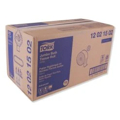 Tork Advanced Jumbo Bath Tissue, Septic Safe, 2-Ply, White, 1600 Ft/Roll, 6 Rolls/Carton (TRK12021502)