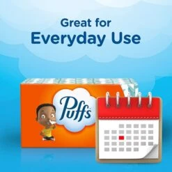Puffs Basic Facial Tissue, 2-ply, 180 Tissues/Box, 3 Boxes/Pack (87615) -Kleenex Shop sp116848843 s7