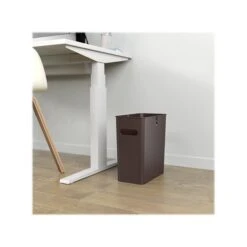 ITouchless SlimGiant Polypropylene Trash Can With No Lid, Mocha Black, 4.2 Gal., 2/Pack (SG103Bx2) 6 ITouchless SlimGiant Polypropylene Trash Can With No Lid, Mocha Black, 4.2 Gal., 2/Pack (SG103Bx2) -Kleenex Shop sp118239451 s7 1