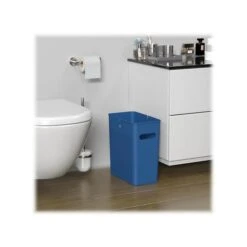 ITouchless SlimGiant Polypropylene Trash Can With No Lid, Reactive Blue, 4.2 Gal., 6/Pack (SG104Ux6) -Kleenex Shop sp118239459 s7
