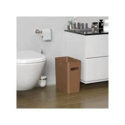 ITouchless SlimGiant Polypropylene Trash Can With No Lid, Toffee Brown, 4.2 Gal., 6/Pack (SG105Nx6) -Kleenex Shop sp118239466 s7