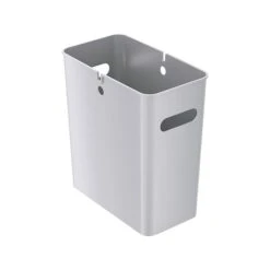 ITouchless SlimGiant Polypropylene Trash Can With No Lid, Metallic Silver, 4.2 Gal., 6/Pack (SG101Sx6) -Kleenex Shop sp118239473 s7