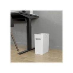 ITouchless SlimGiant Polypropylene Trash Can With No Lid, Polar White, 4.2 Gal., 2/Pack (SG102Wx2) -Kleenex Shop sp118239484 s7