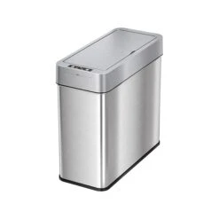 ITouchless Stainless Steel Right Sensor Trash Can, 4-Gallon, Silver (SG04SSR)