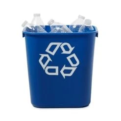 Rubbermaid Commercial Products Plastic Container, 3.25 Gallon, Blue (FG295573BLUE) -Kleenex Shop sp120820146 s7