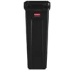 Rubbermaid Slim Jim Indoor Trash Can W/ No Lid, Black, 23 Gal. (FG354060BLA)