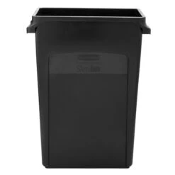 Rubbermaid Slim Jim Indoor Trash Can W/ No Lid, Black, 23 Gal. (FG354060BLA) -Kleenex Shop sp120820176 s7