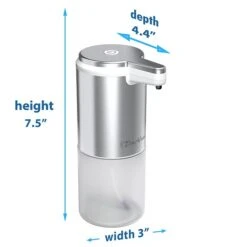 ITouchless Ultraclean Automatic Hand Soap Dispenser, 325 ML, Silver (SFD002S) -Kleenex Shop sp122683509 s7
