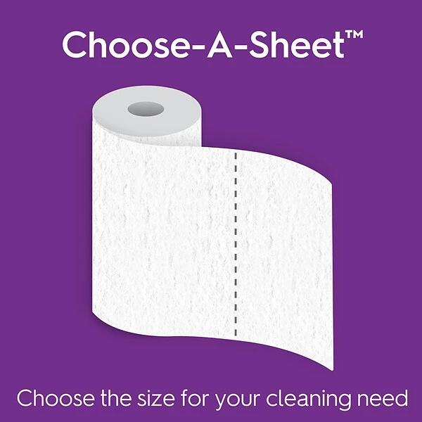 Viva Choose-A-Sheet Signature Cloth Kitchen Roll Paper Towels, 1-Ply, 156 Sheets/Roll, 6 Rolls/Pack (53353) 3 Viva Choose-A-Sheet Signature Cloth Kitchen Roll Paper Towels, 1-Ply, 156 Sheets/Roll, 6 Rolls/Pack (53353) - Image 3