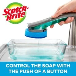 Scotch-Brite™ Advanced Soap Control Non-Scratch Dishwand, Blue, 1/Pack (451U-4) -Kleenex Shop sp125764824 s7