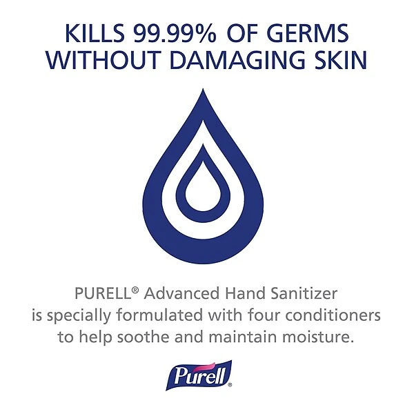 PURELL® Advanced Instant 1 Oz. Gel Hand Sanitizer, Clean Scent, 36/Carton (3901-36-BWL) 5 PURELL® Advanced Instant 1 Oz. Gel Hand Sanitizer, Clean Scent, 36/Carton (3901-36-BWL) - Image 5