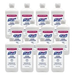Purell Advanced 70% Alcohol Gel Hand Sanitizer Clean Scent, 16 Oz., 12/Carton (9636-12-P)