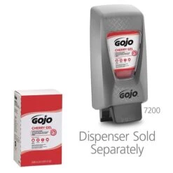 GOJO Cherry Gel Pumice Hand Cleaner, Cherry Scent, 2000 ML Refill For GOJO® PRO™ TDX™ Dispenser, 4/CT (7290-04)