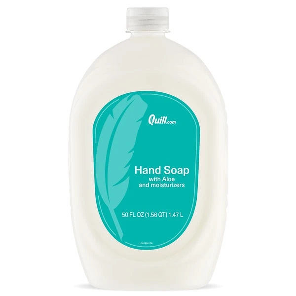 Quill Brand® Moisturizing Hand Soap Refill; Aloe Formula, Floral Scent, 50-oz. 1 Quill Brand® Moisturizing Hand Soap Refill; Aloe Formula, Floral Scent, 50-oz.