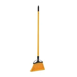 Alpine Industries 10" Yellow Fiberglass Smooth Surface Angle Broom (3-Pack) -Kleenex Shop sp151599505 s7