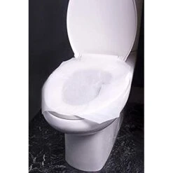 AdirOffice White Flushable Toilet Seat Covers 250-Sheets Per Pack, 12 Pack