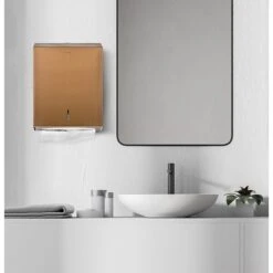 Alpine Industries Copper Brushed Stainless Steel C-Fold/Multi-Fold Paper Towel Dispenser 2 Pack -Kleenex Shop sp152074587 s7