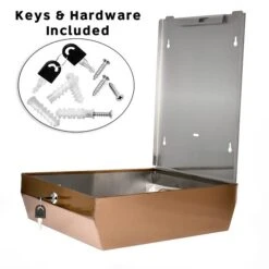 Alpine Industries Copper Brushed Stainless Steel C-Fold/Multi-Fold Paper Towel Dispenser 2 Pack -Kleenex Shop sp152074588 s7