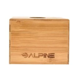 Alpine Industries Bamboo Wooden Tissue Box Cover (2 Pack)