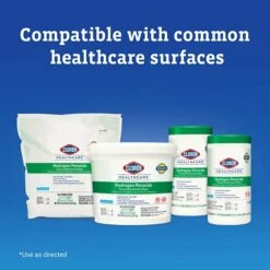 Clorox Healthcare Hydrogen Peroxide Cleaner Disinfectant Wipes, 95 Count Canister (30824) 12 Clorox Healthcare Hydrogen Peroxide Cleaner Disinfectant Wipes, 95 Count Canister (30824) -Kleenex Shop sp161841177 s7