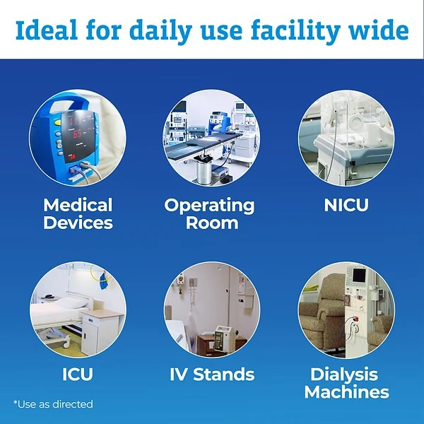 Clorox Healthcare Hydrogen Peroxide Cleaner Disinfectant Wipes, 185 Count, 2 Buckets/CT (30826) 4 Clorox Healthcare Hydrogen Peroxide Cleaner Disinfectant Wipes, 185 Count, 2 Buckets/CT (30826) - Image 4