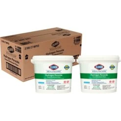 Clorox Healthcare Hydrogen Peroxide Cleaner Disinfectant Wipes, 185 Count, 2 Buckets/CT (30826) 11 Clorox Healthcare Hydrogen Peroxide Cleaner Disinfectant Wipes, 185 Count, 2 Buckets/CT (30826) -Kleenex Shop sp161841186 s7
