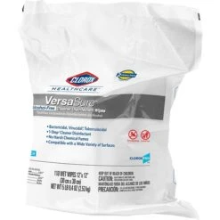Clorox® Healthcare VersaSure® Cleaner Disinfectant Wipes, 110 Count Refill (31761)