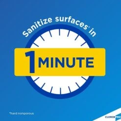 CloroxPro™ Anywhere® Daily Disinfectant And Sanitizer, No-Rinse Food Contact Sanitizer, 64 Fluid Ounces, 6/Carton (60112CT)