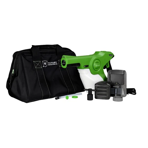 Victory Innovations Professional Cordless Electrostatic Handheld Sprayer 33.8 Oz. Tank, Green/Black/White (VP200) 6 Victory Innovations Professional Cordless Electrostatic Handheld Sprayer 33.8 Oz. Tank, Green/Black/White (VP200) - Image 6