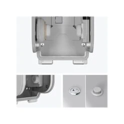 Kimberly-Clark Professional ICON Coreless 2-Roll Vertical Toilet Paper Dispenser With Faceplate, Warm Marble (58741)