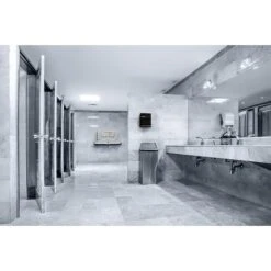 Alpine Industries Transparent Black Tri-fold/C-Fold Paper Towel Dispenser