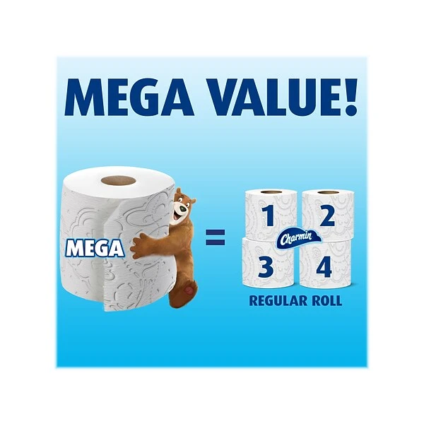 Charmin Ultra Soft 2-ply Standard Toilet Paper, White, 244 Sheets/Roll, 30 Rolls/Case (01537) 6 Charmin Ultra Soft 2-ply Standard Toilet Paper, White, 244 Sheets/Roll, 30 Rolls/Case (01537) - Image 6
