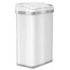 ITouchless Automatic Touchless Sensor Trash Can With Odor Filter And Fragrance – 4 Gallon - White